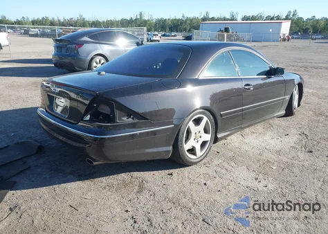 2004 Mercedes-Benz Cl 600 z USA, uszkodzony, nr VIN WDBPJ76J74A040286